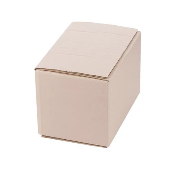 CAJA DE CARTÓN TRASLAPADA